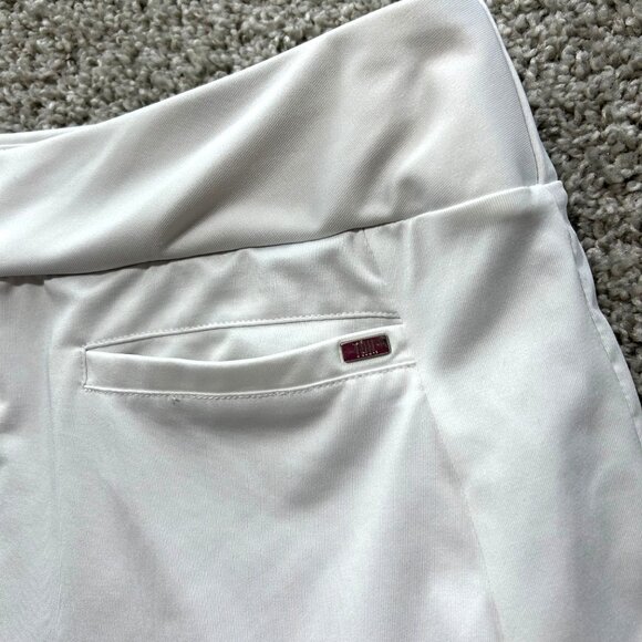 Tail Womens Sz Large White Pleated Tennis Skort With Built-In Shorts - Picture 3 of 6